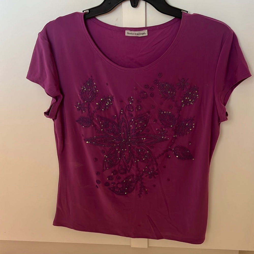 Purple Stretch Tee